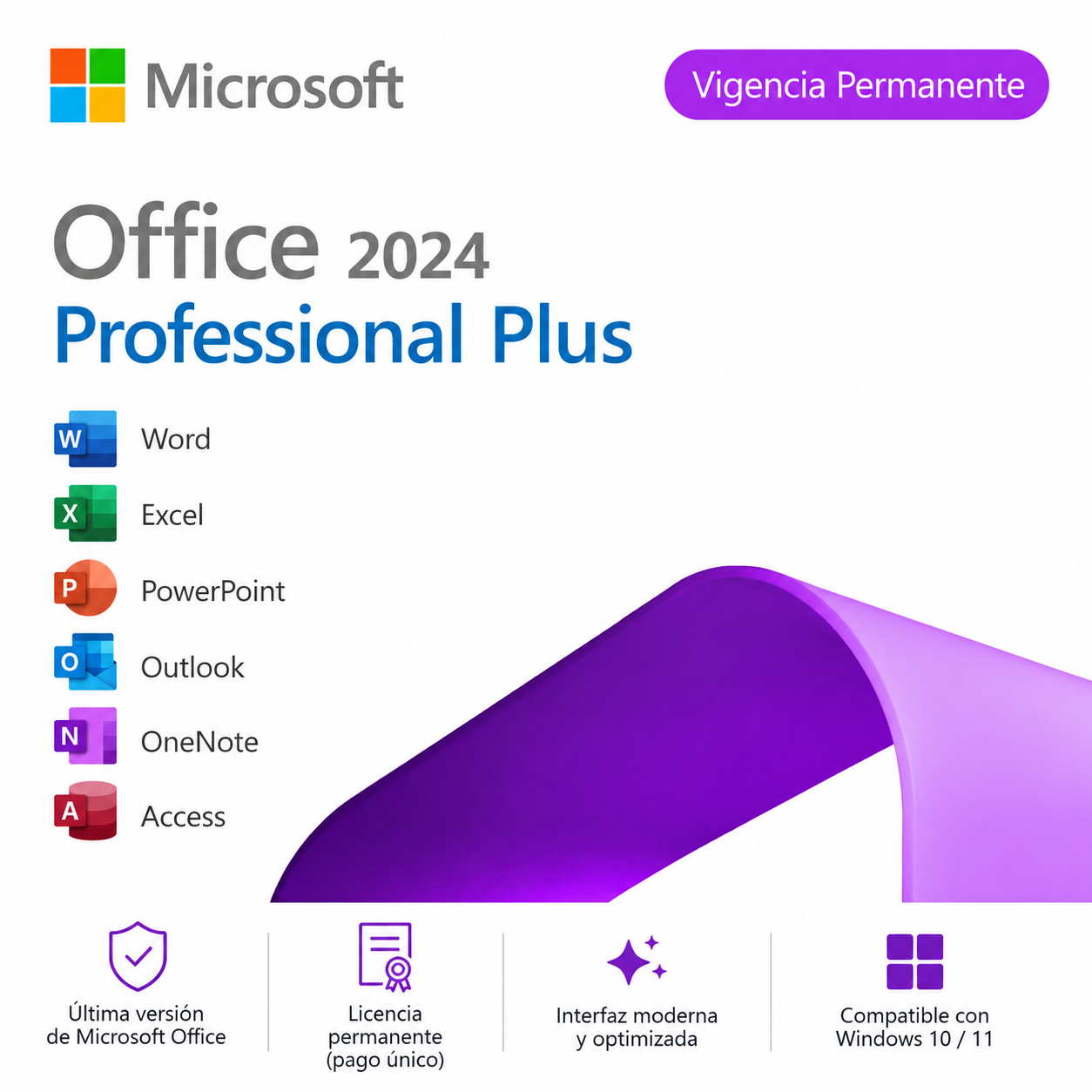Microsoft Office 2024 Professional Plus – Licencia Original