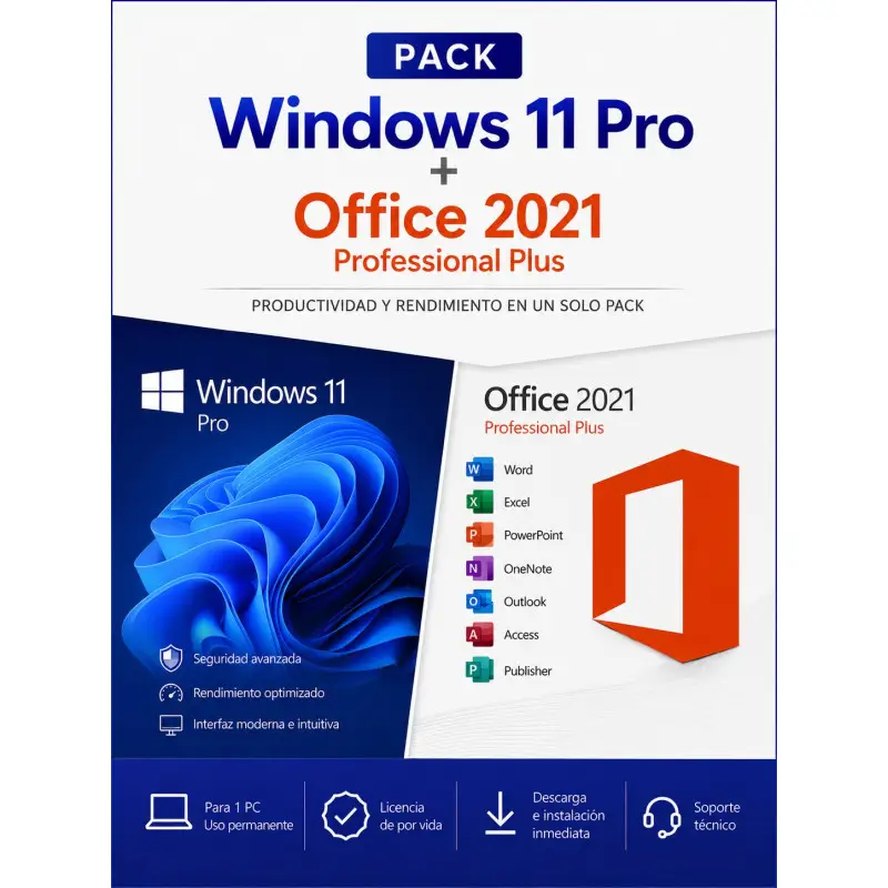 Windows 11 PRO + Office 2021 PRO PLUS