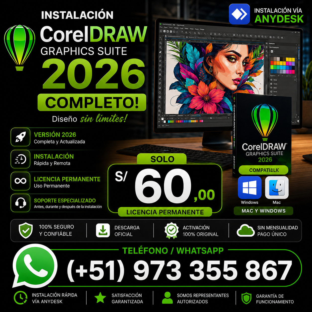CorelDRAW Graphics Suite 2026 v26.2.0.170 copia funcional