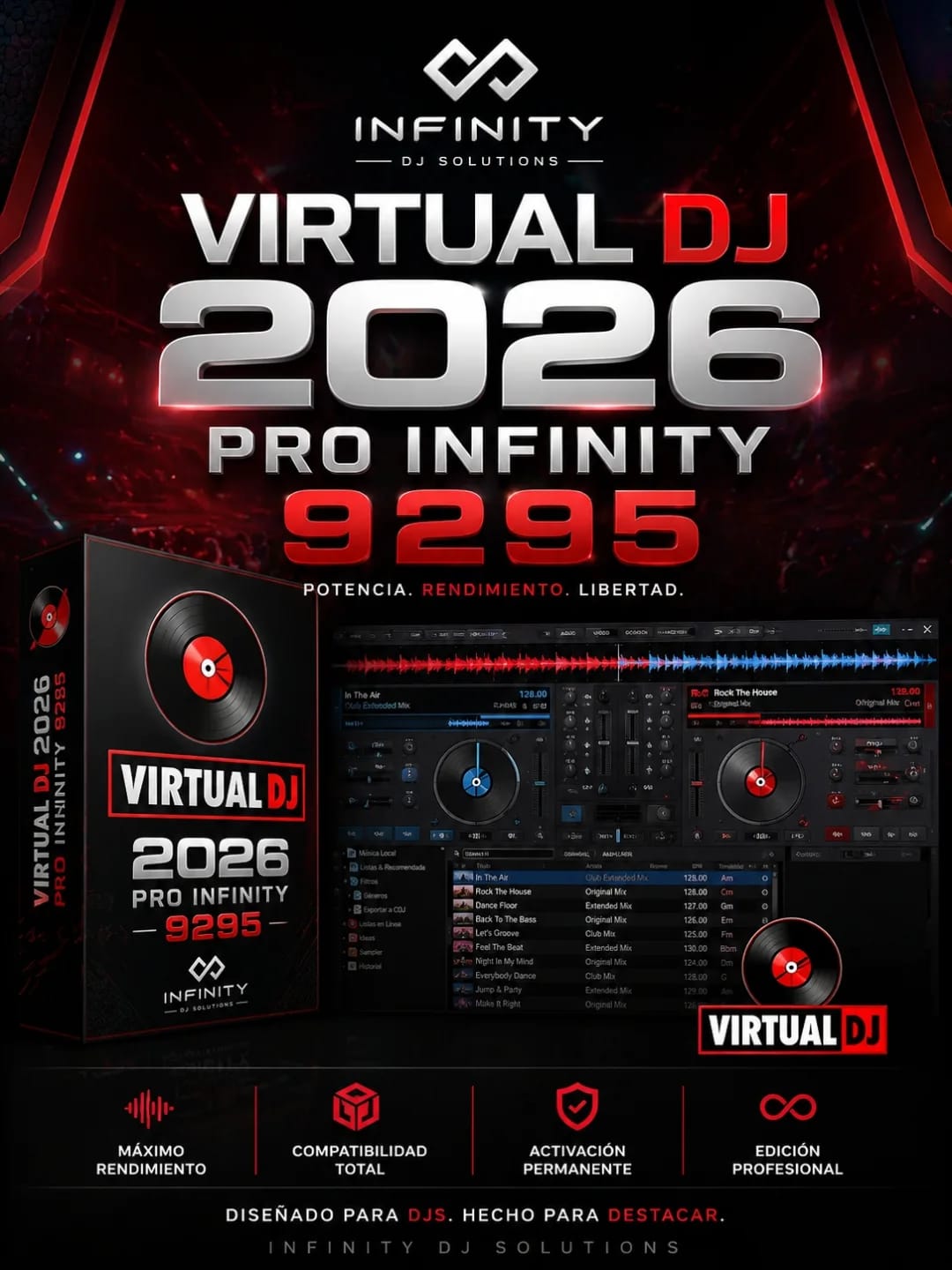 🎧 ¡ATOMIX VIRTUALDJ 2026 V8 PRO INFINITY DISPONIBLE! 🔥