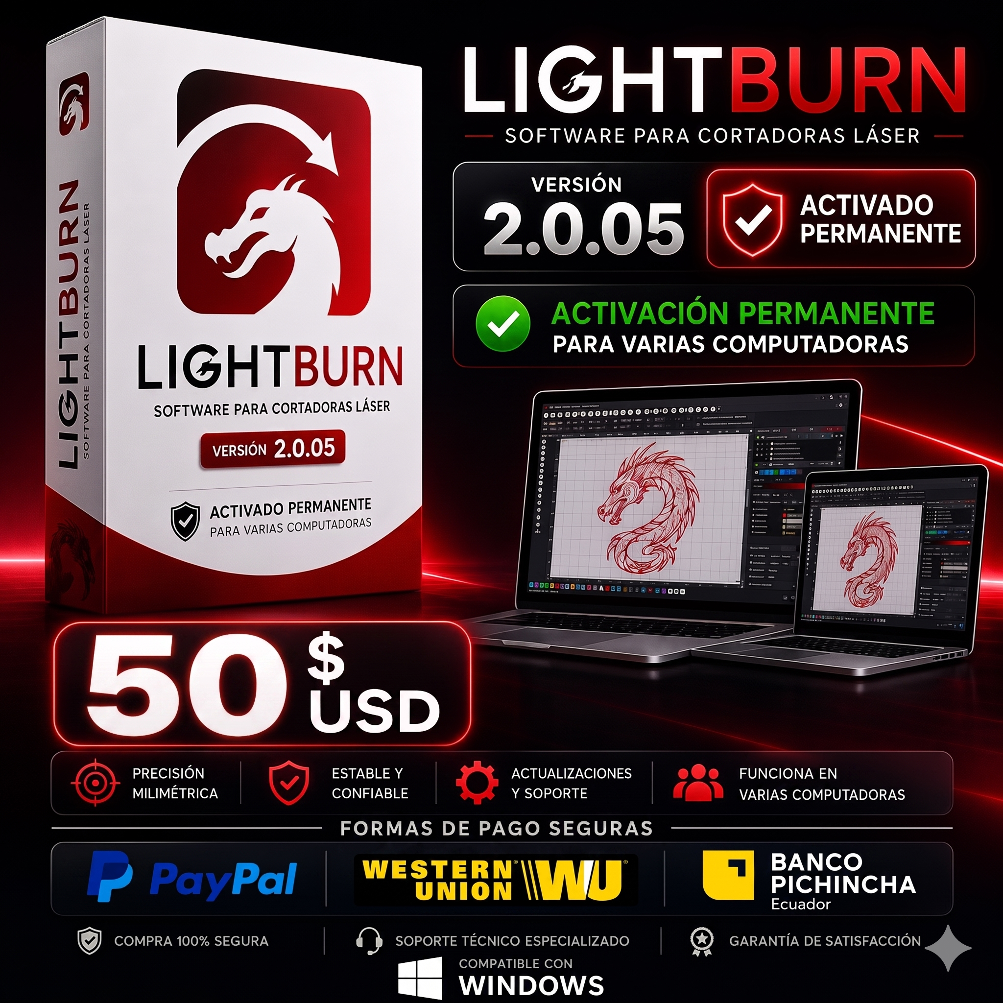  LightBurn 2.0.05! 🔥