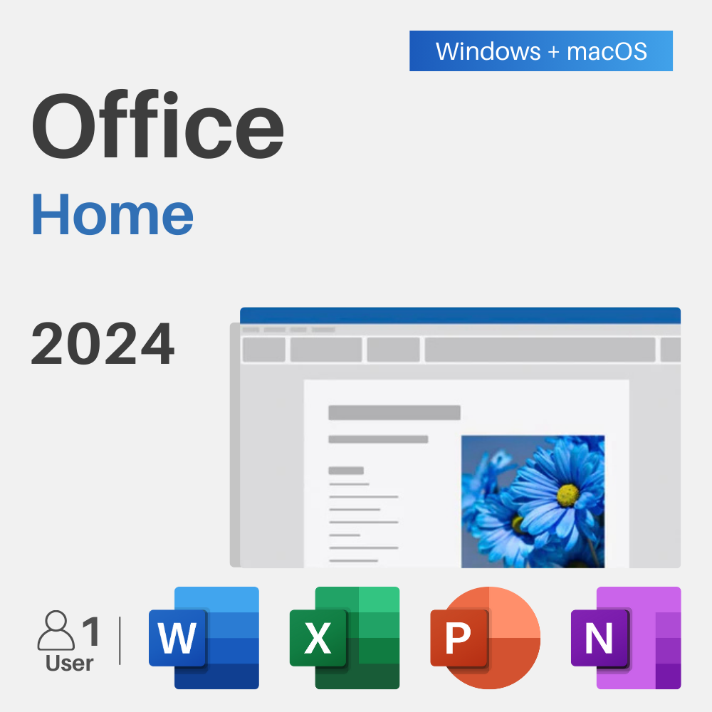 Office 2024 Hogar – Licencia de por vida para Mac y Windows