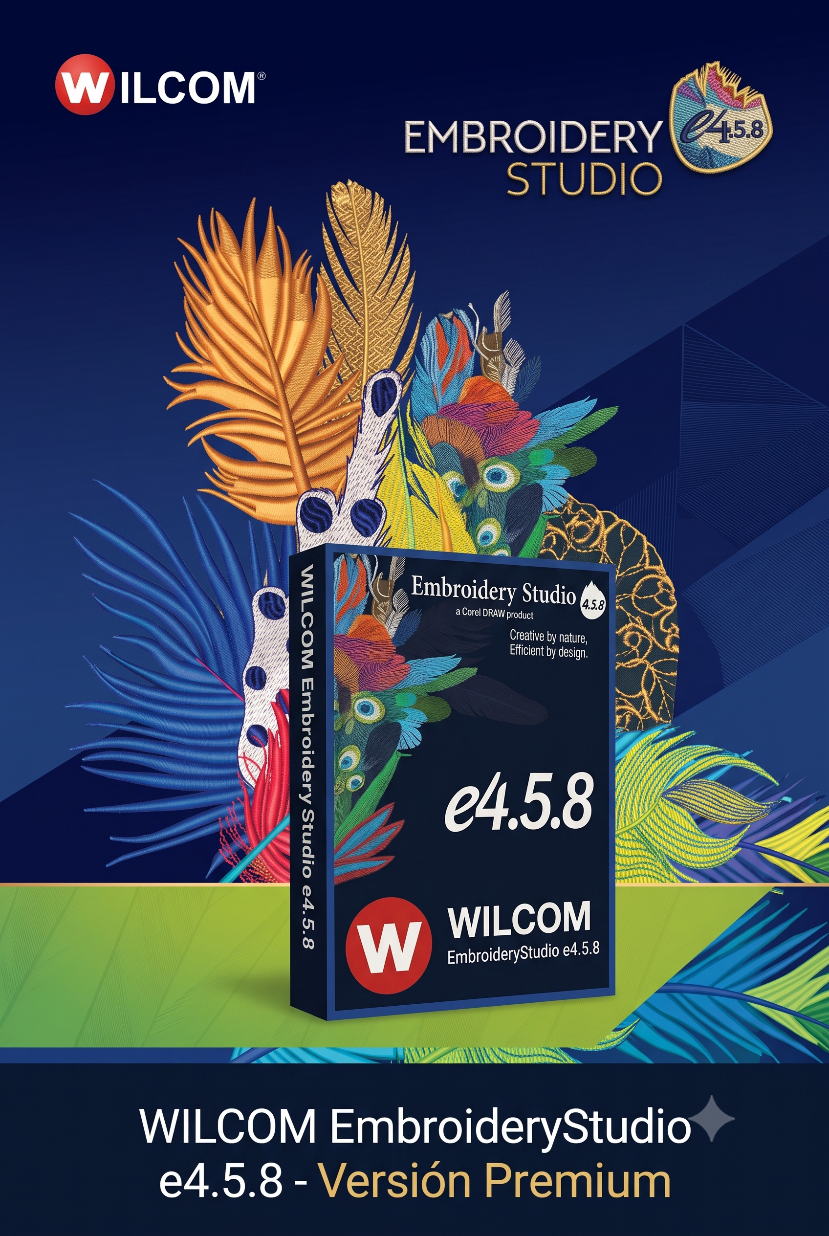 Wilcom EmbroideryStudio e4.5.8 – Advanced Embroidery Digitizing & Design Software