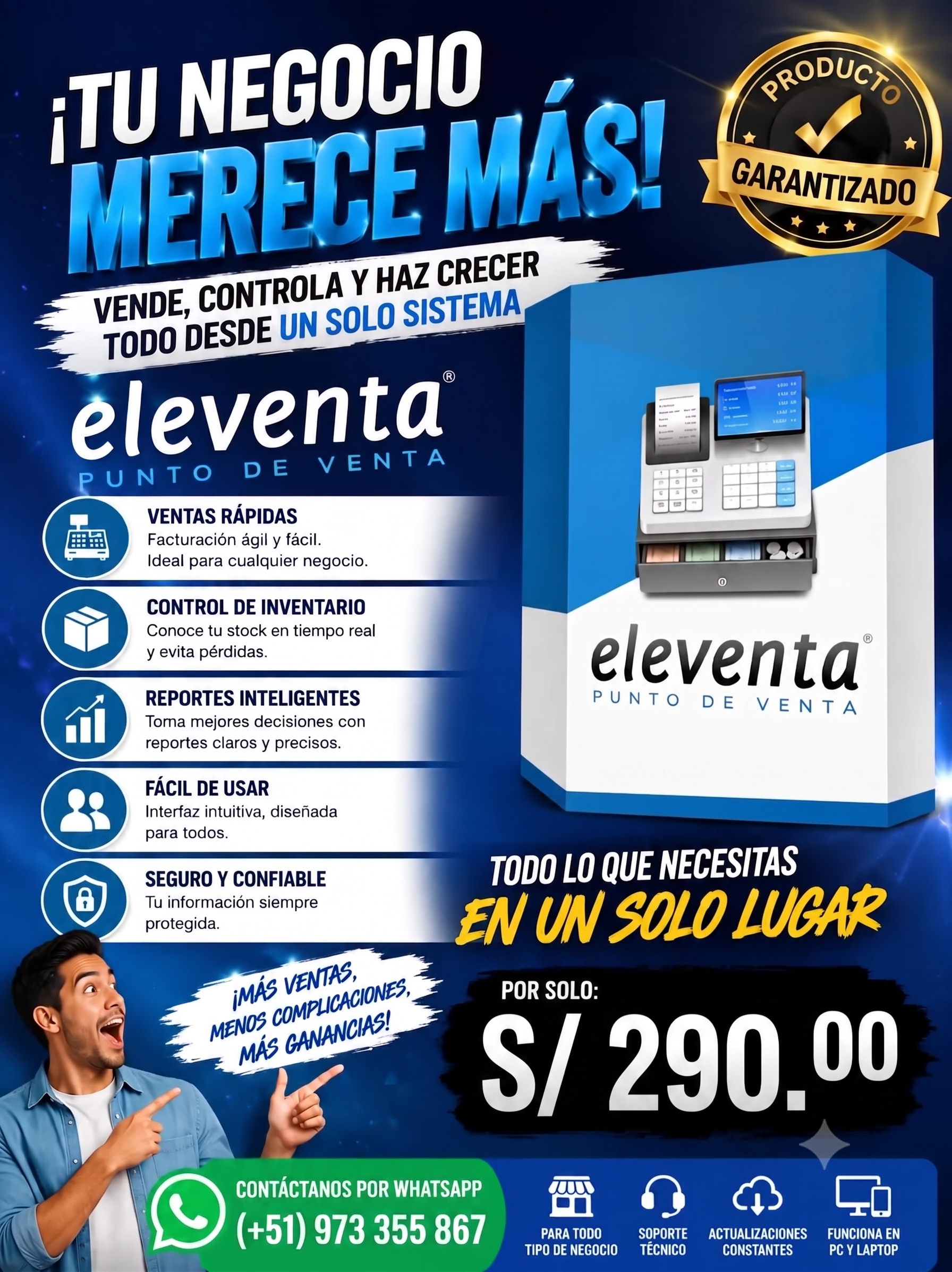 Eleventa Punto De Venta 5.50 Monocaja Y Multicaja ...