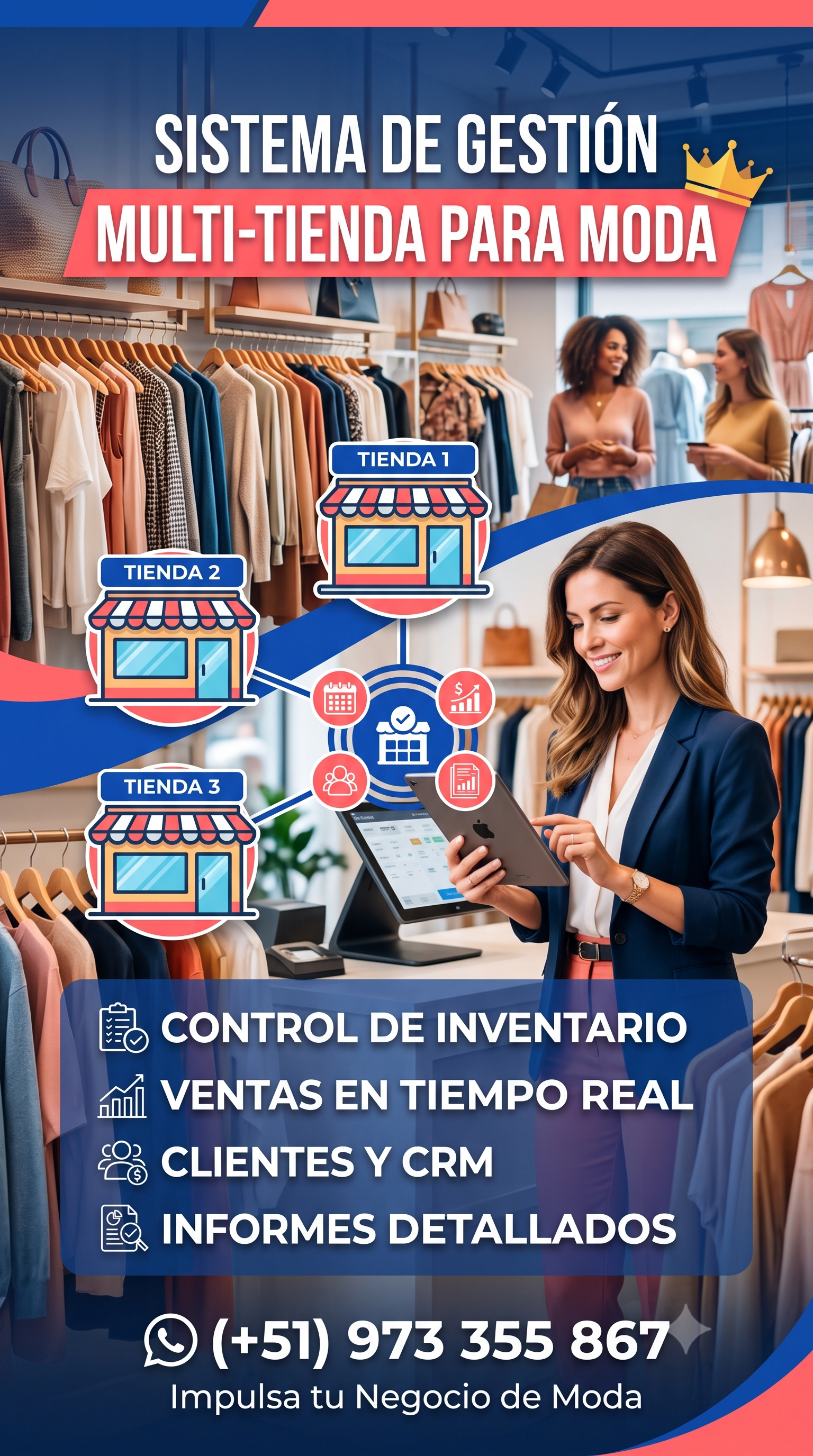 Tienda Moda Sistema de Gestion Multi-Tienda para Moda